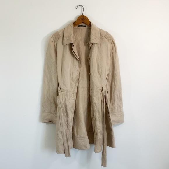 Tahari Jackets & Blazers - Tahari Ramie Linen Safari Jacket
